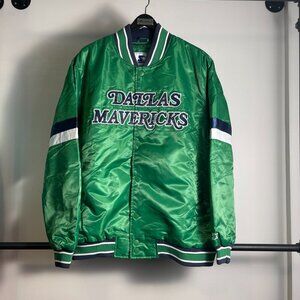 Starter Dallas Mavericks satin jacket size XL